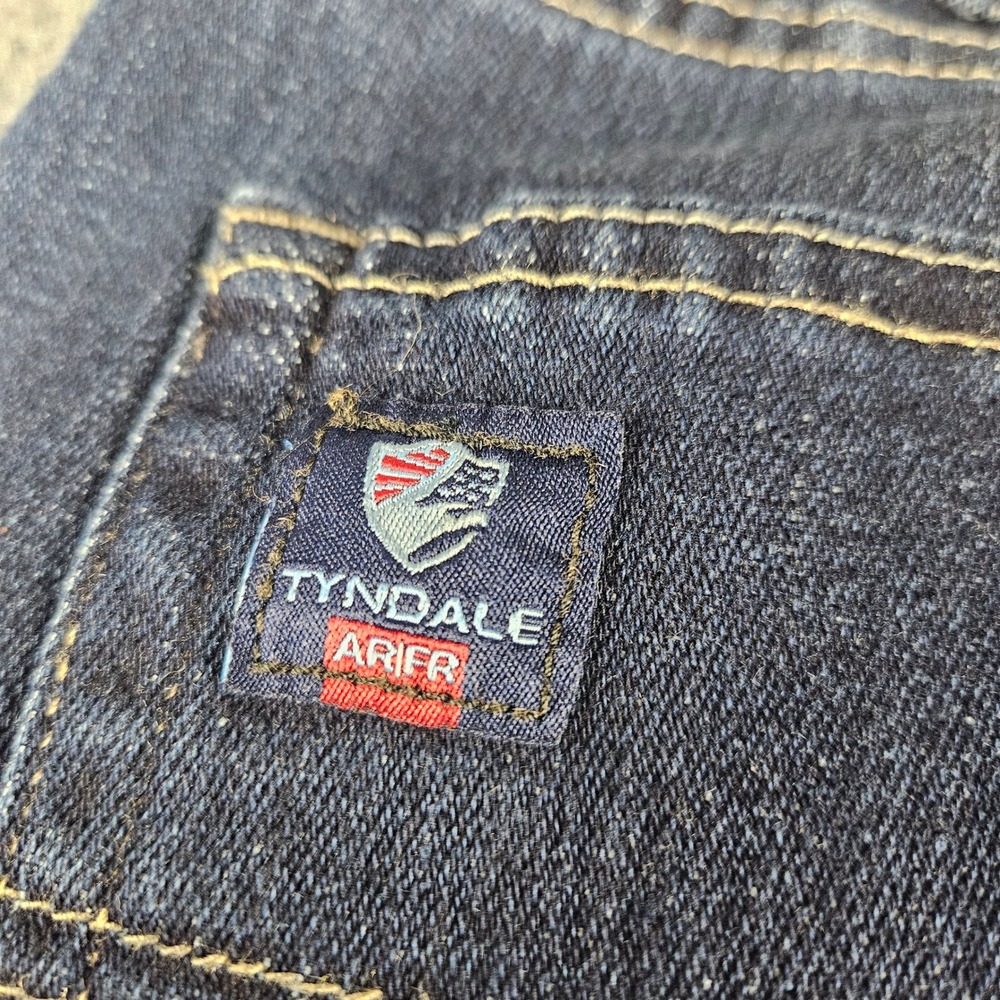 Tyndale FRMC Mens Flame Resistant FR Jeans Dark Wash Made in USA W36 L32 M24MT - Picture 13 of 15